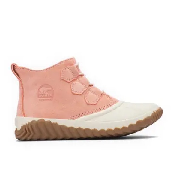 Sorel Out N About Leather Boot Tonic & Melon 6.5 - Picture 2 of 12